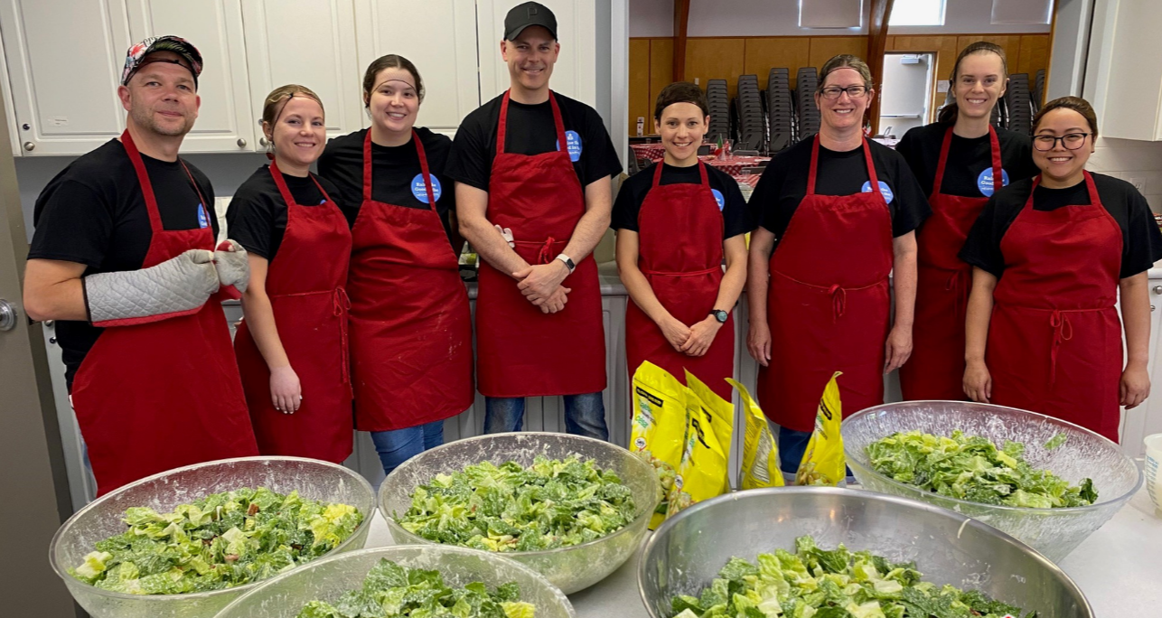 A group of volunteers